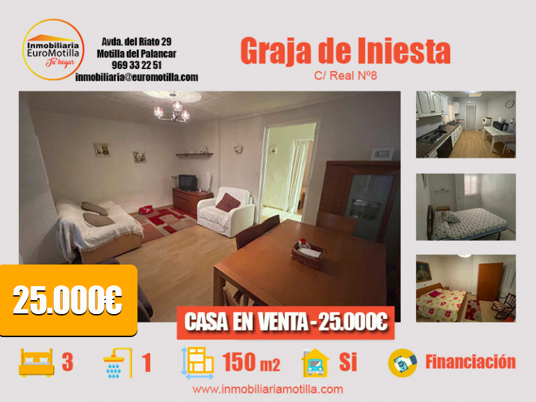 Casa en Graja de Iniesta por 25.000€