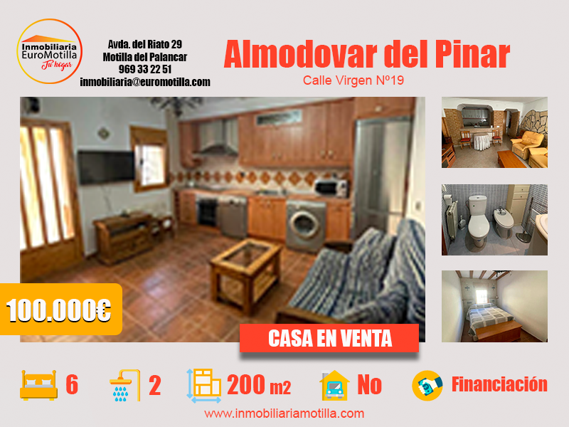 Casa de 200m en Almodovar del Pinar
